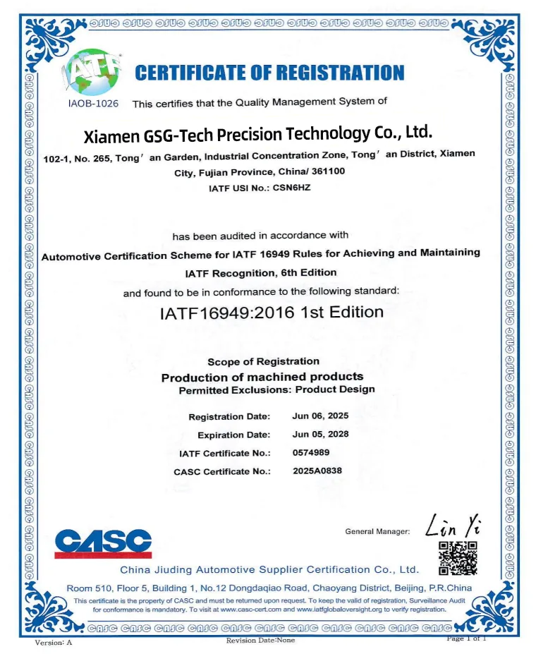 Automotive QMS Certification