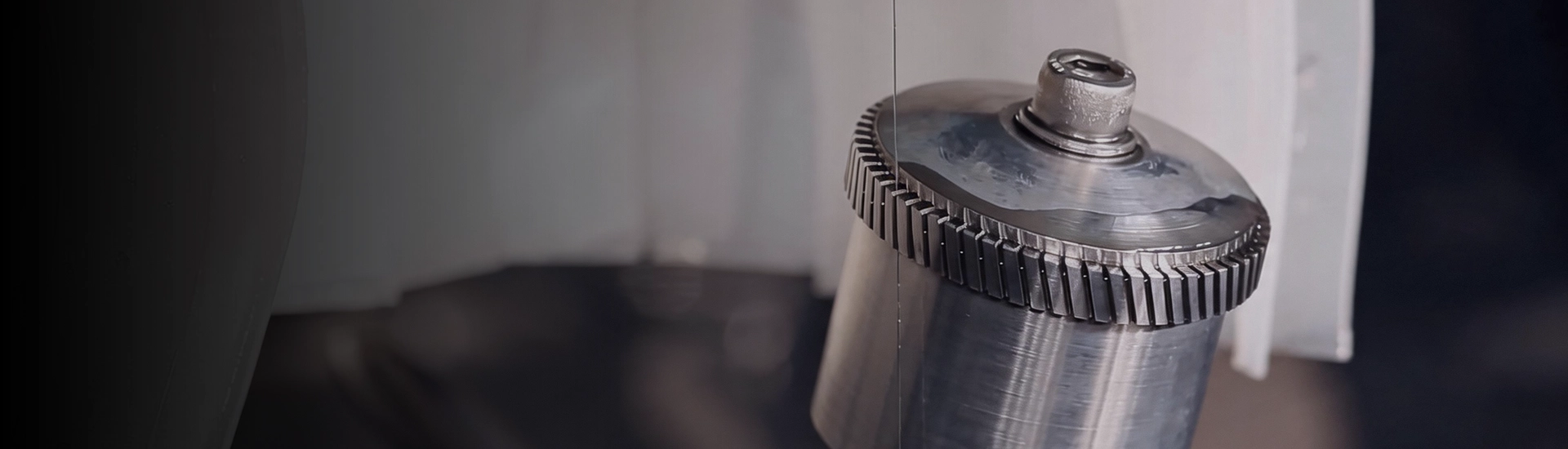 Wire EDM machining a precision metal component