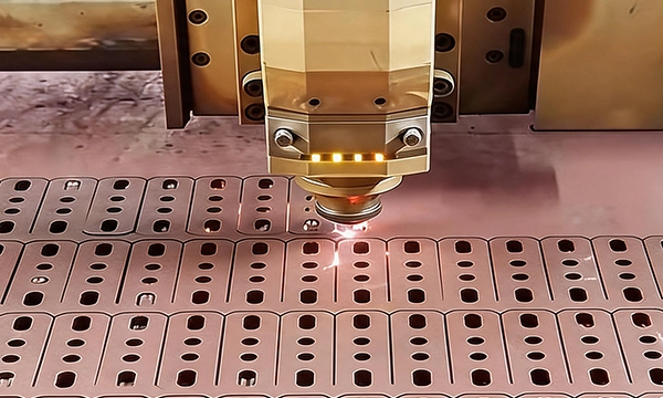 Laser cutting flat sheet metal parts