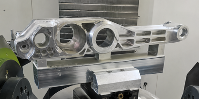Structure usinée de bras et d’articulation robotiques