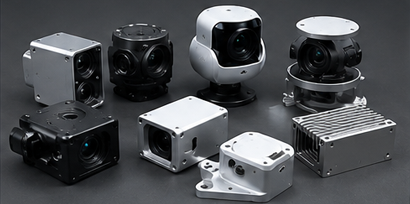 Boîtiers de caméras et d’électronique pour la vision robotique