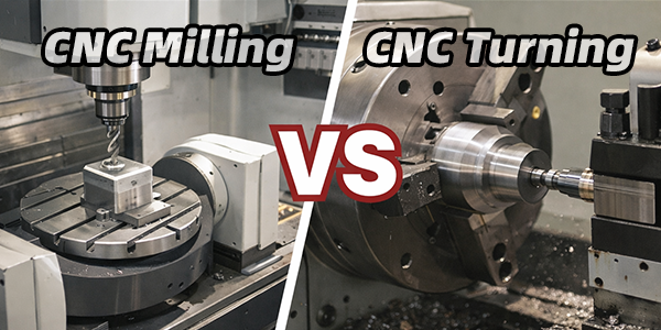 What Is the Difference Between CNC Milling and CNC Turning?