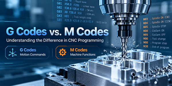 G Codes vs. M Codes: A Complete Guide to CNC Programming