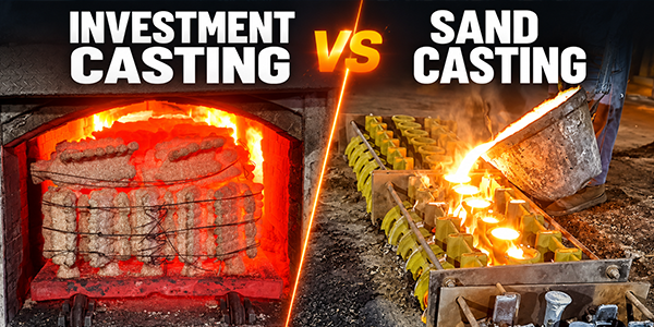 Investment Casting vs Sand Casting